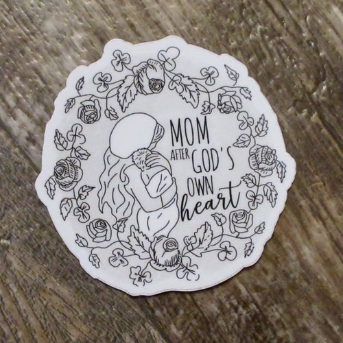 Mom After God’s Own Heart Sticker