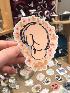 Floral Baby Sticker