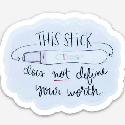 This Stick Does Not Define Your Worth Sticker