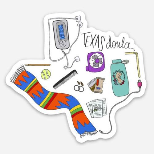 Texas Doula - Supplies Sticker